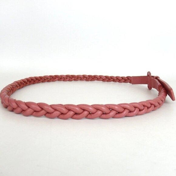 Authentic Bottega Veneta Intrecciato belt leather [Used] main image 9